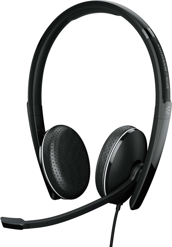 Epos Adapt 165t Ii Hodesett 3,5 Mm Jakk, Usb-c Microsoft Teams, Optimert For Uc Stereo Svart