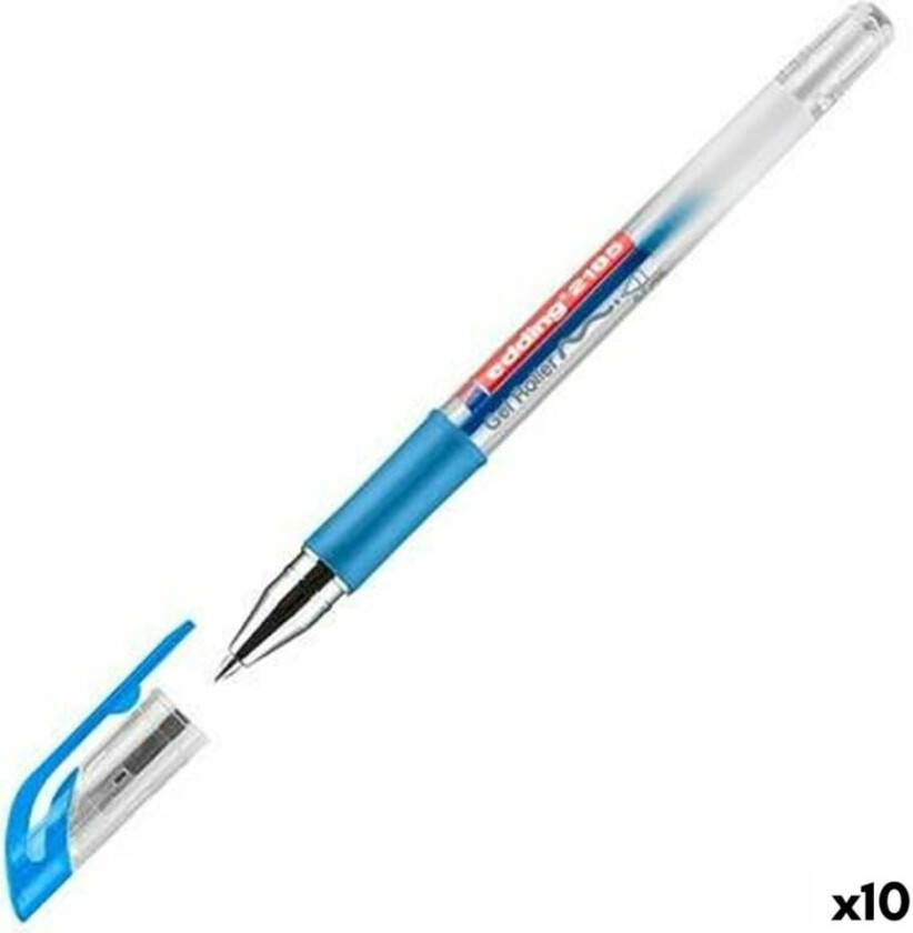 Kulepenn Roller Edding 2185 Blå 0,7 mm (10 enheter)