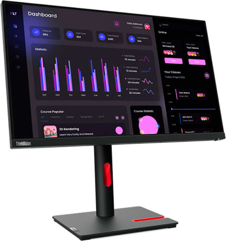 Thinkvision T24i-30 23.8" 1920 X 1080 16:9 Ips 60hz