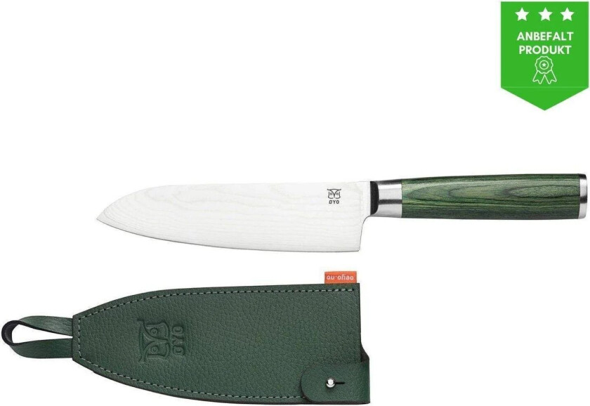 Smaragd: Santoku Kokkekniv 16cm Fra