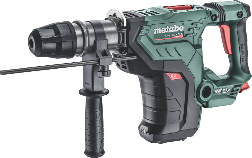 KHA 18 LTX BL 40, SDS Max, Sort, Grønn, 4 cm, 450 RPM, 580 RPM, 8,6 J