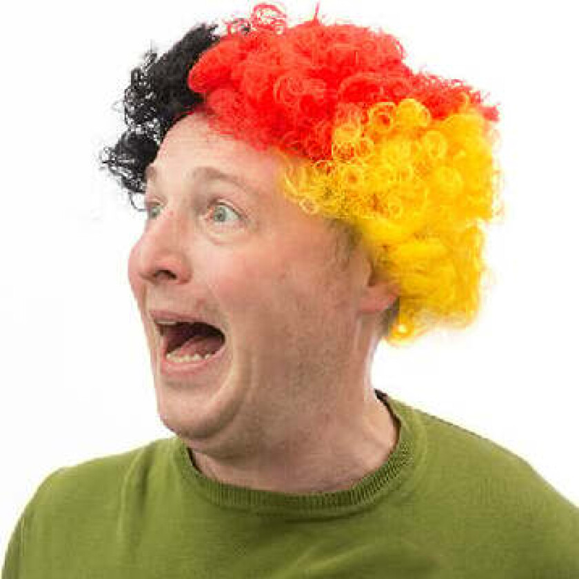 Tysk Flagg Afro-Parykk