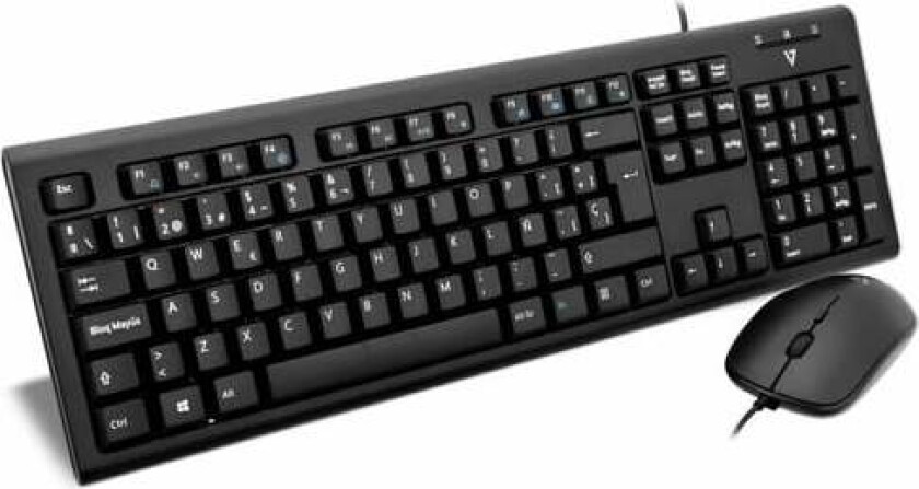 CKU200ES - tastatur og mus-sæt - Spansk - Tastatur & Mussett - Spansk - Svart