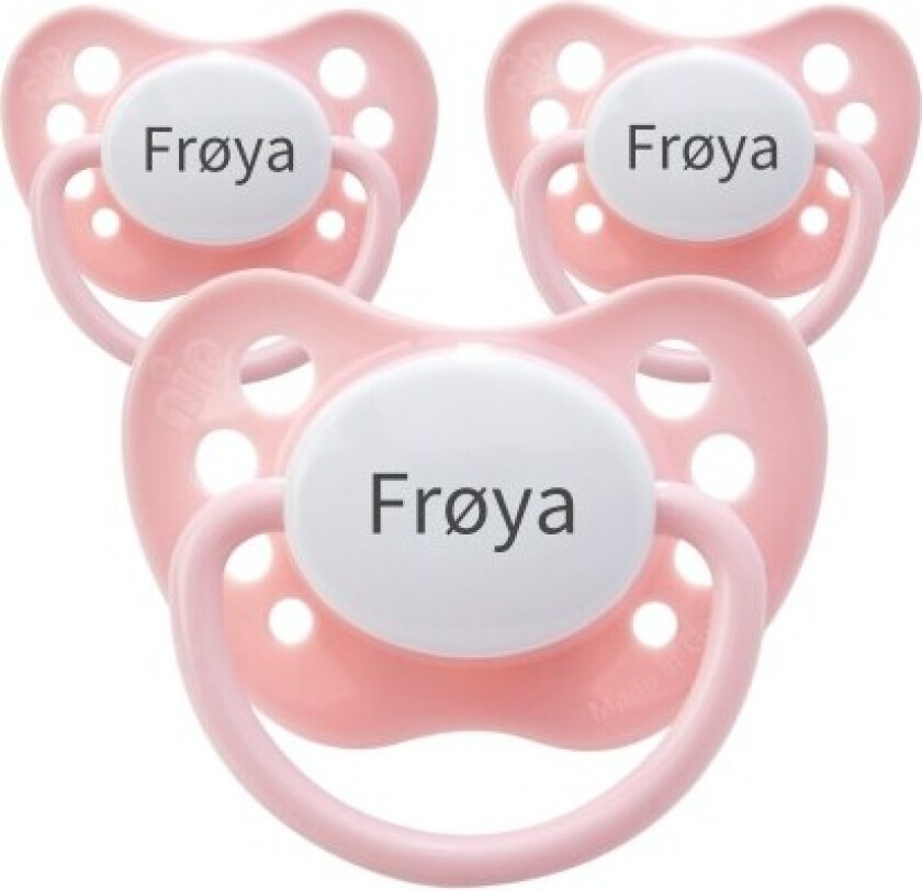 Classic, Str. 1 (0-6 Md.), Anatomisk - Silikon, Smokker Med Navn