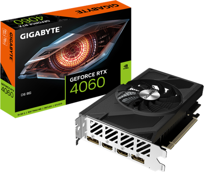 GeForce RTX 4060 D6 - 8GB GDDR6 RAM - Grafikkort