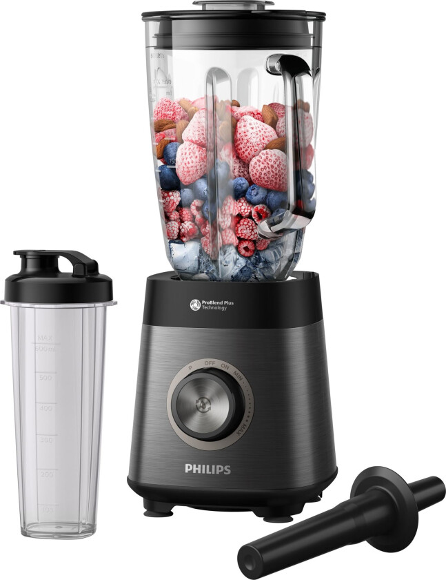 Bilde av 5000 series HR3041/00 blender 2 L Tabletop blender 1200 W Black, Grey