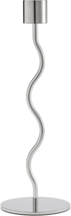 Curved lysestake 23 cm Stainless steel