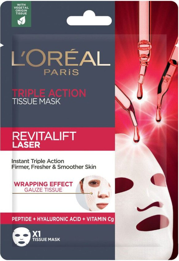Revitalift Laser Sheet Mask, 28 g Ansiktsmaske