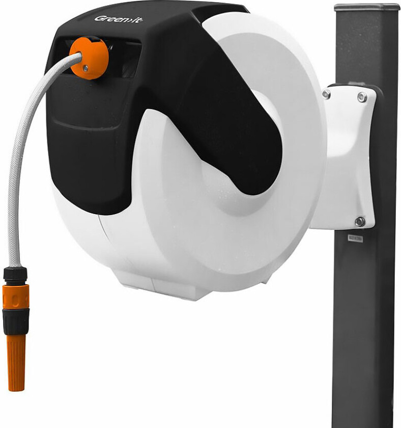 HOME It® slangeboks med automatisk oprul 20 meter slange 8 bar