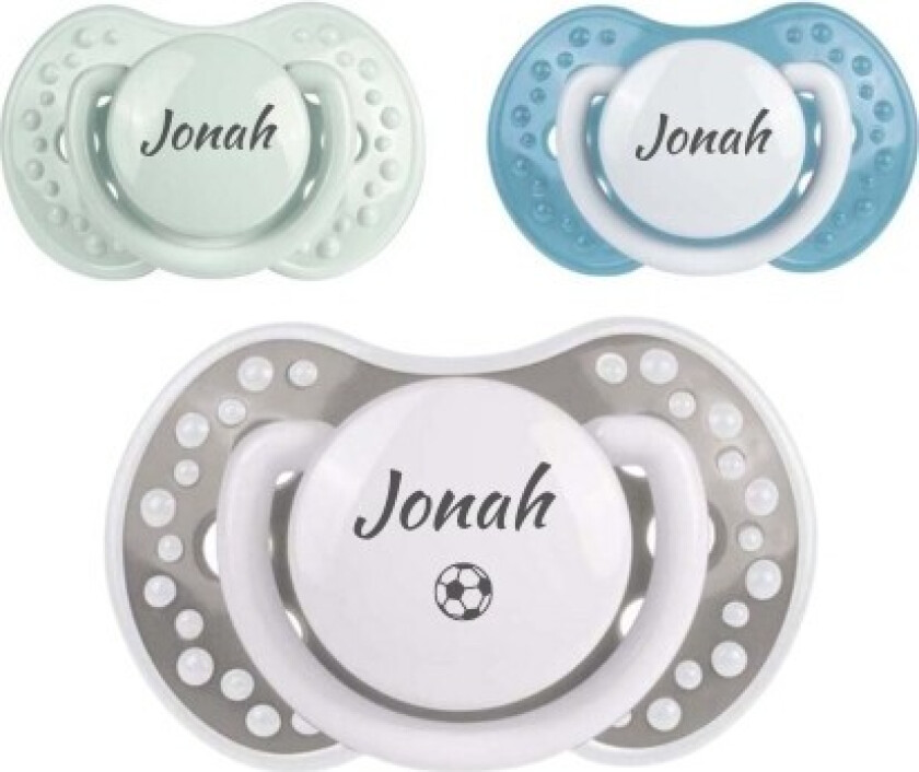 Lovi Day, Str. 2 (6+ Md.), Symmetrisk - Silikon, Smokker Med Navn