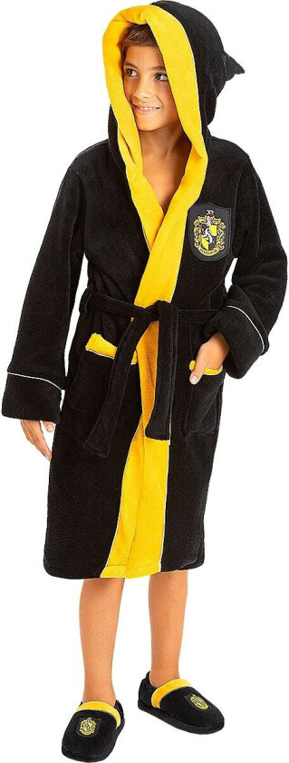 FUNIDELIA Håsblås morgenkåpe - Harry Potter til jenter og gutter - Gul