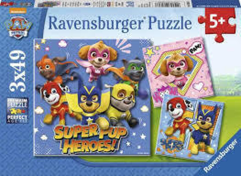 Puslespill 3X49 Paw Patrol