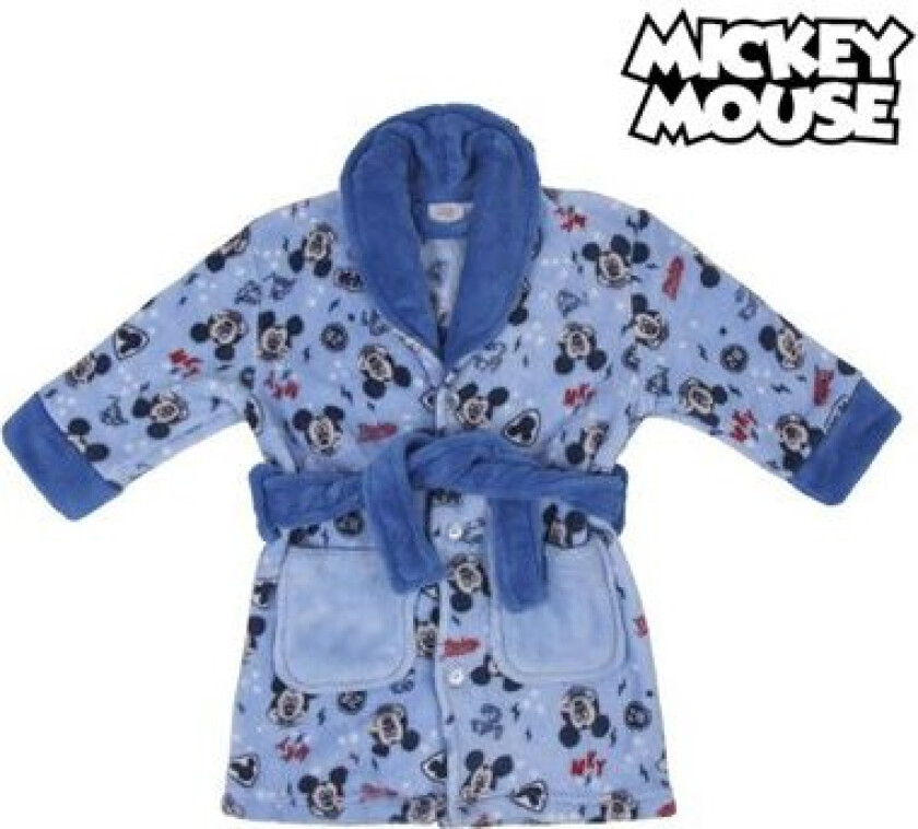 Morgenkåpe for barn Mickey Mouse Blå, str. 18 måneder