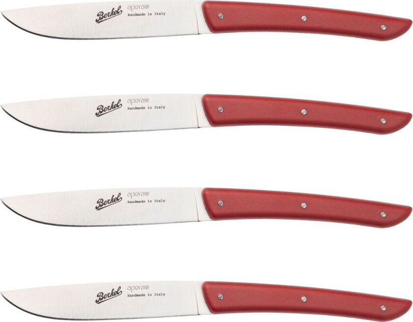 Bilde av Berkel steak knife set 4-pcs. Color red