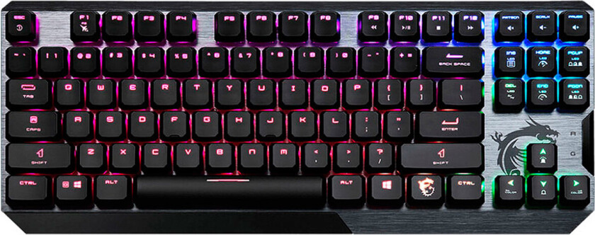 Vigor GK50 Low Profile - keyboard - US - Tastatur - Amerikansk Engelsk - Sølv