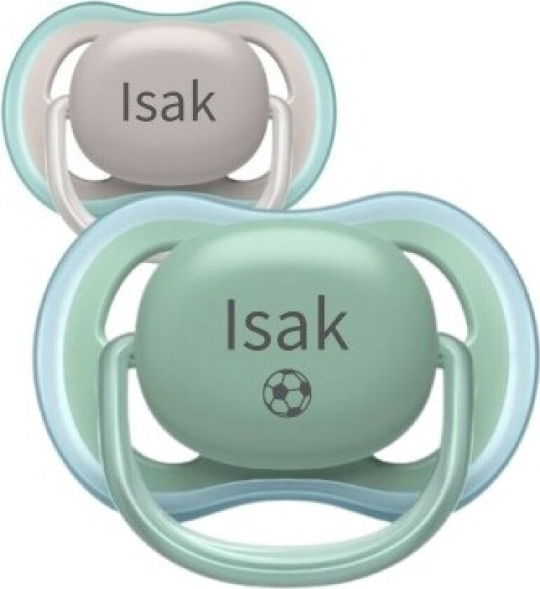 Ultra Air, Str. 2 (6-18 Md.), Symmetrisk - Silikon, Smokker Med Navn