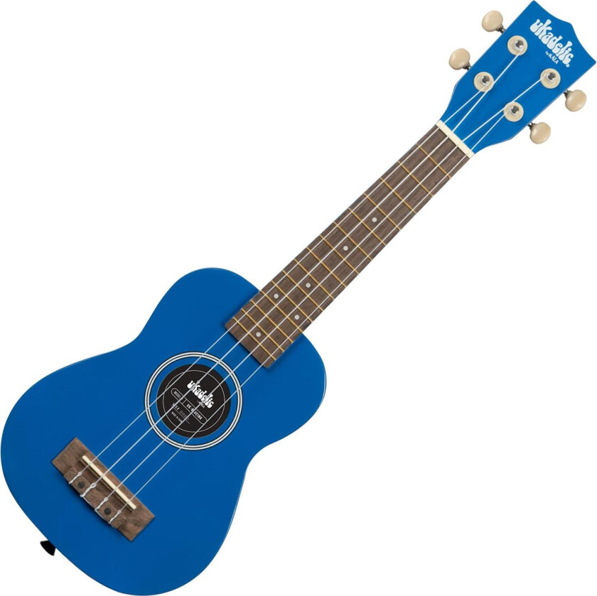 Ukadelic Soprano Ukulele Blue Ink