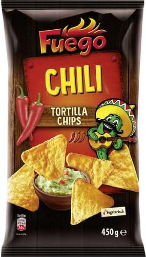 Fuego Tortilla Chips Chili 450g