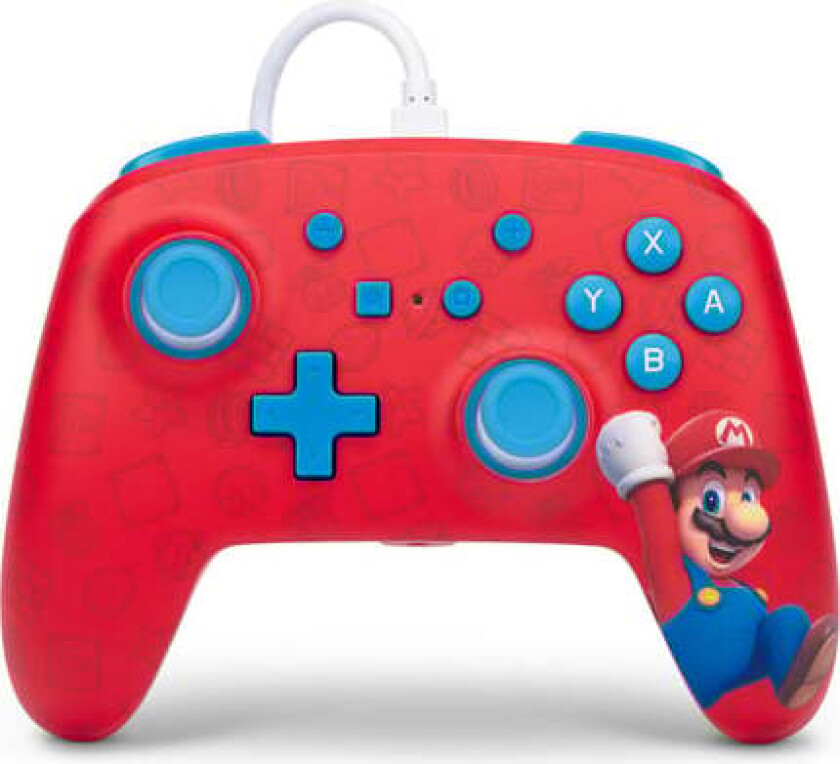 NSW ENH Wired Controller - WOO HOO MARIO