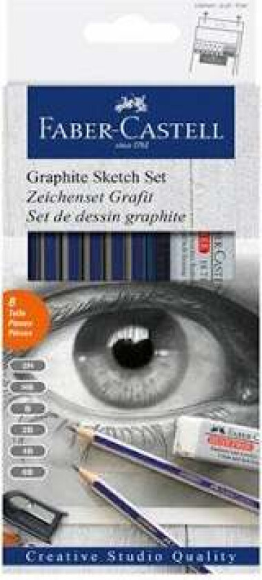 Tegnesett Faber Grafitt