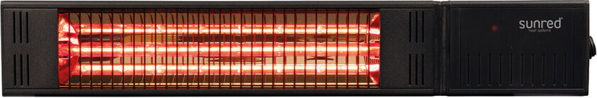 SUNRED Heater RDS-15W-B, Fortuna Wall Infrared 1500 W Number of power levels Suitable for rooms up to m² Black IP55