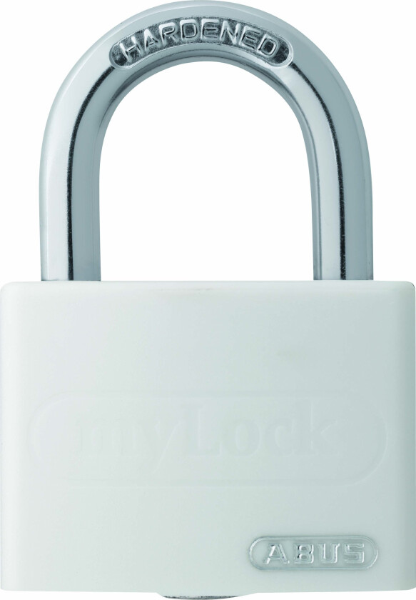 T65AL/40, Tradisjonell, Nøkkellås, Bruk flere nøkler, Hvit, Aluminium, Herdet stål