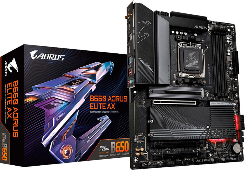 Gigabyte B650 AORUS ELITE AX 1.0 AMD B650 Sokkel AM5 ATX