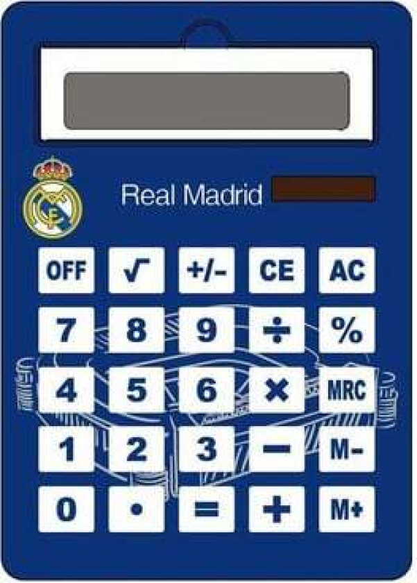 Kalkulator Jumbo Real Madrid C.F. Solar Blå