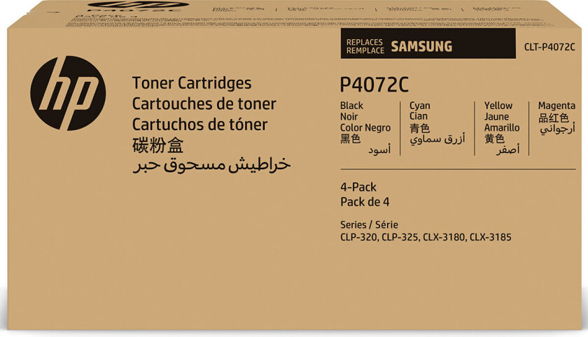 Hp Samsung Toner Kit (bk/c/y/m) Clt-p4072c - Clx-3180/3185