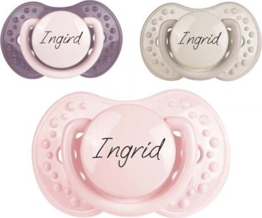 Lovi Day, Str. 2 (6+ Md.), Symmetrisk - Silikon, Smokker Med Navn