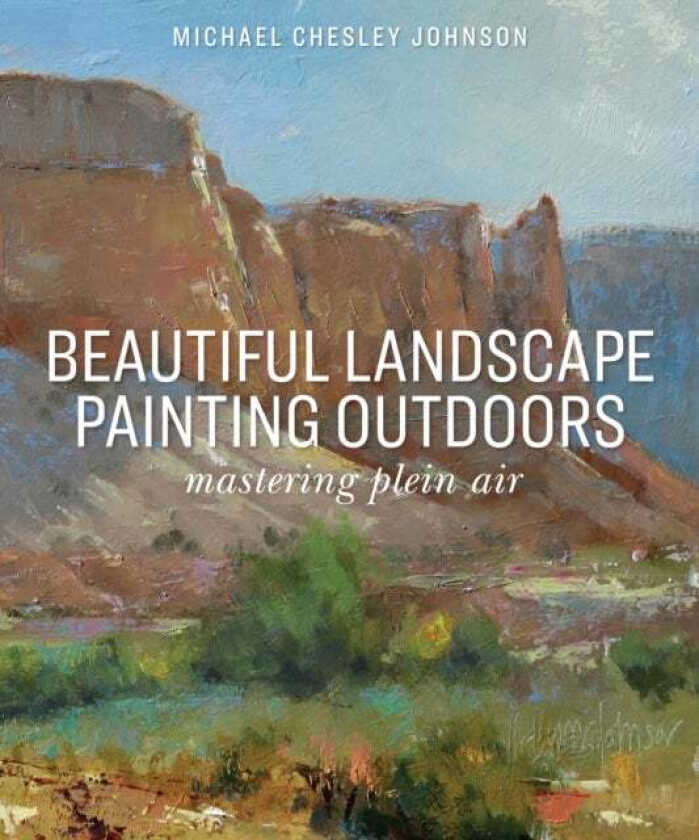Beautiful Landscape Painting Outdoors av Michael Chesley Johnson