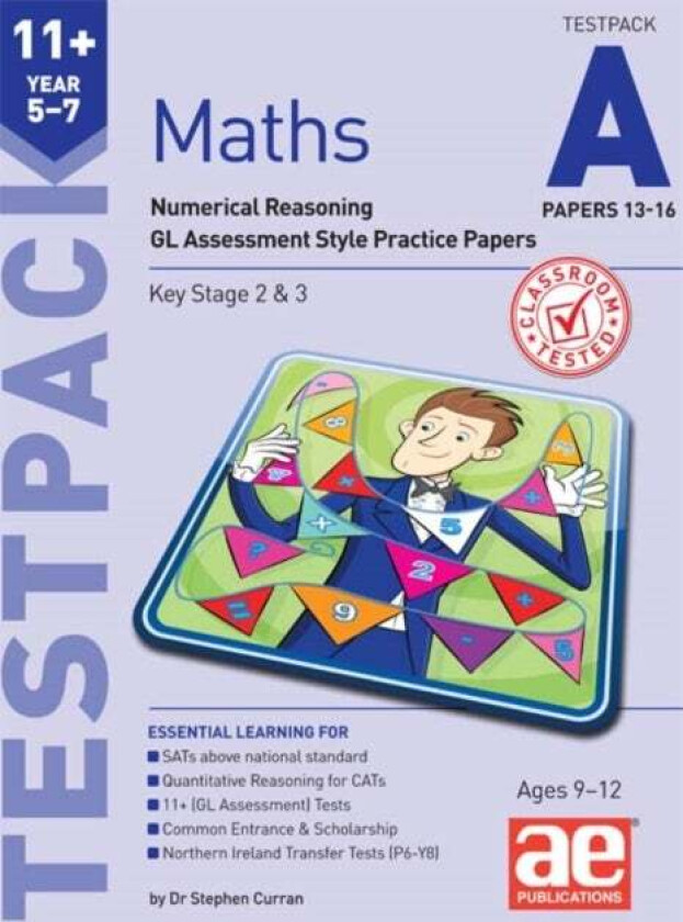 11+ Maths Year 5-7 Testpack A Papers 13-16 av Dr Stephen C Curran