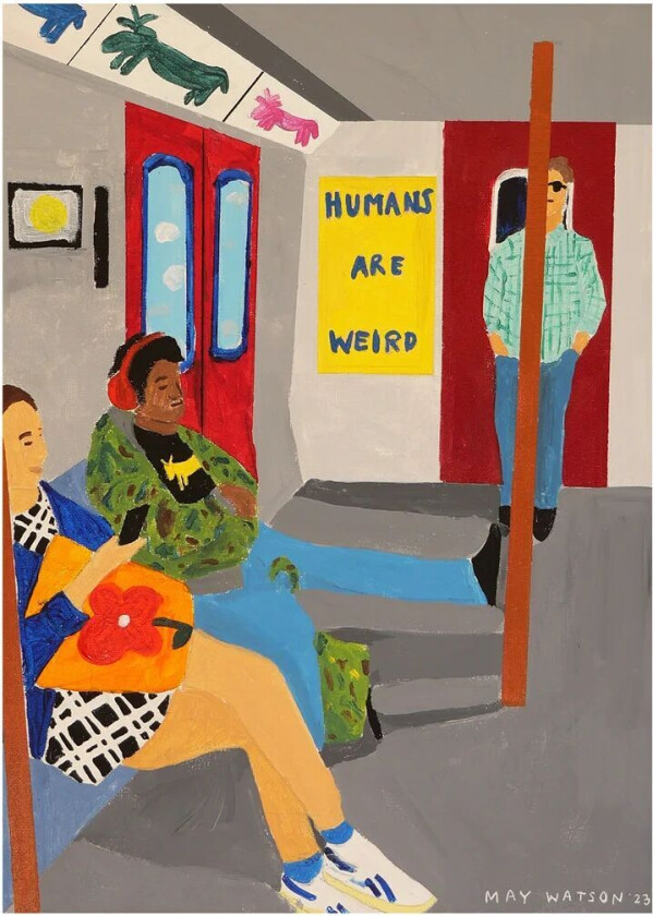Humans Are Weird poster 50x70 cm