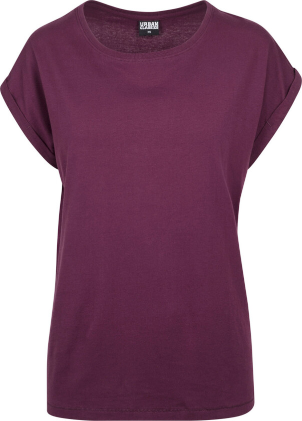 Ladies Extended Shoulder Tee Cherry L