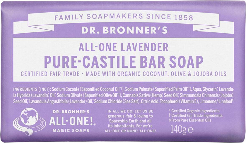 Magic Soaps All-One Hemp Lavender, 140 g Bad- & Dusjkrem