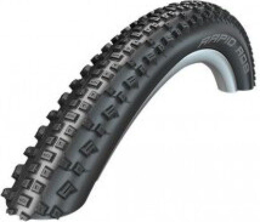SCHWALBE Rapid Rob Non folding tire (54-584) Black, BaSilica, K-Guard, PSI max:55 PSI