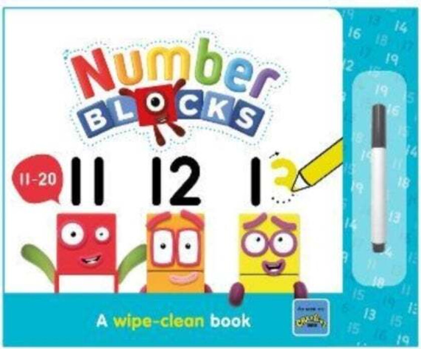Numberblocks 11-20: A Wipe-Clean Book av Numberblocks, Sweet Cherry Publishing