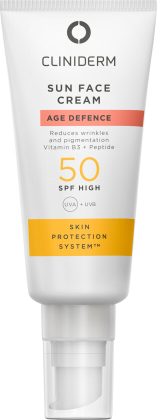 Age Defence Sun Face Cream SPF50, 40 ml