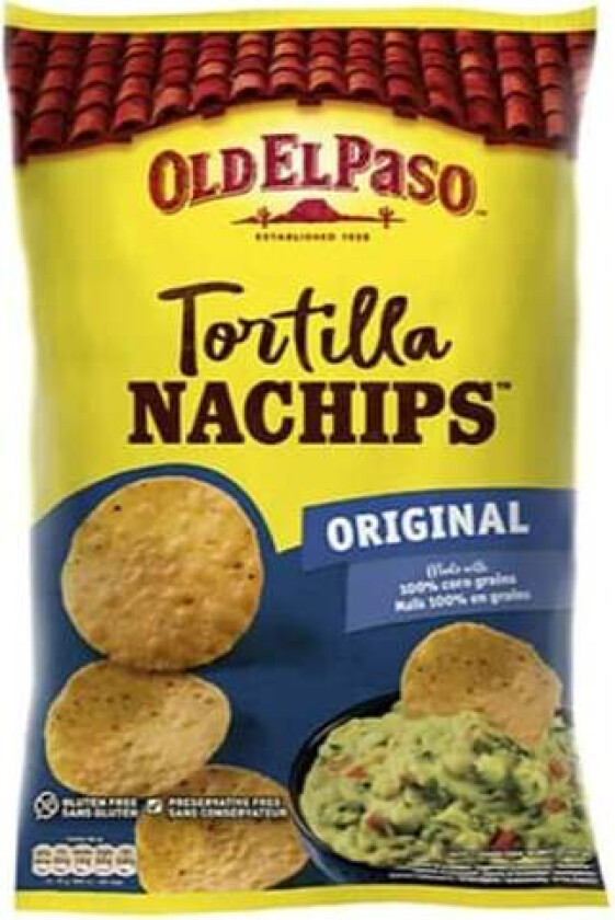 Gamle El Paso Tortilla Nachips 185g