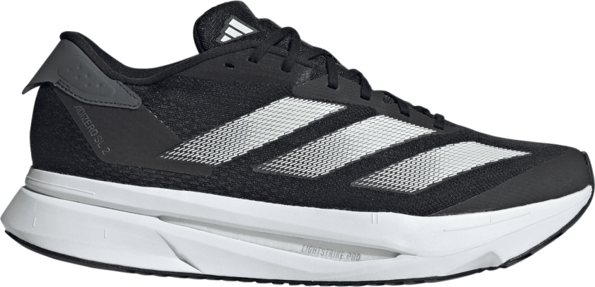 Men's Adizero SL 2 Running Shoes Core Black/Zero Met./Carbon 44 2/3, Core Black/Zero Met./Carbon