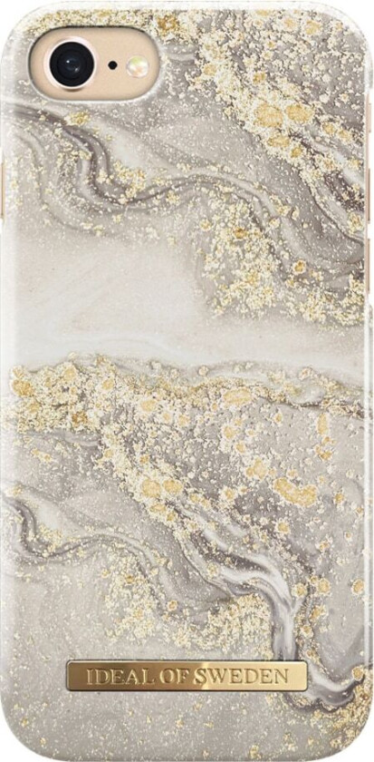 iDeal Of Sweden Cover Sparkle Greige Marble iPhone 6/6S/7/8 (U)