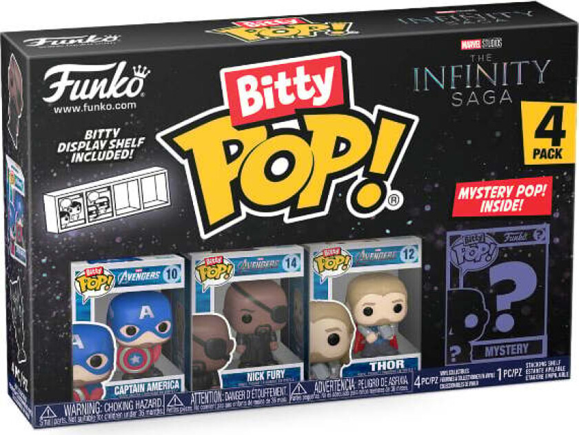 - MARVEL BITTY POP! MARVEL THE INFINITY SAGA 4-PACK SERIES 1 - Figur