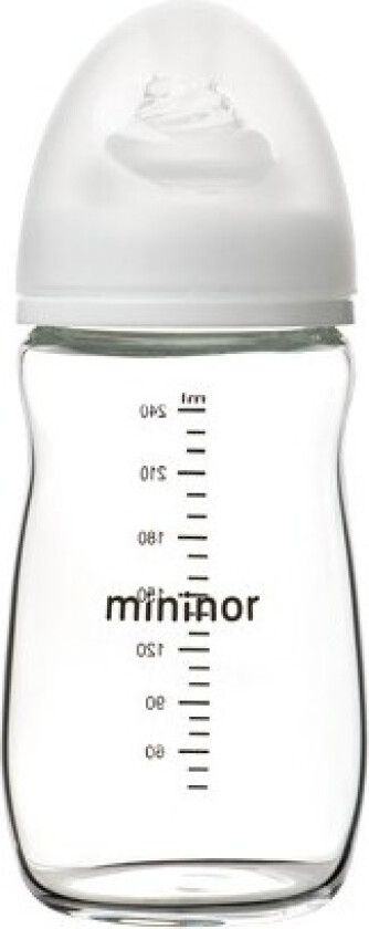 , Tåteflaske I Glass, 240 Ml