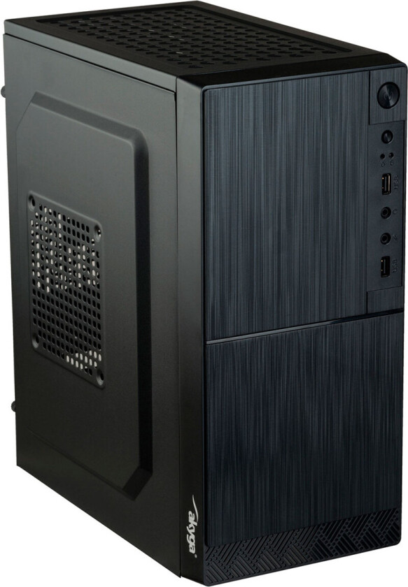 AK35BK - tower - micro ATX - Kabinett - Tower - Svart