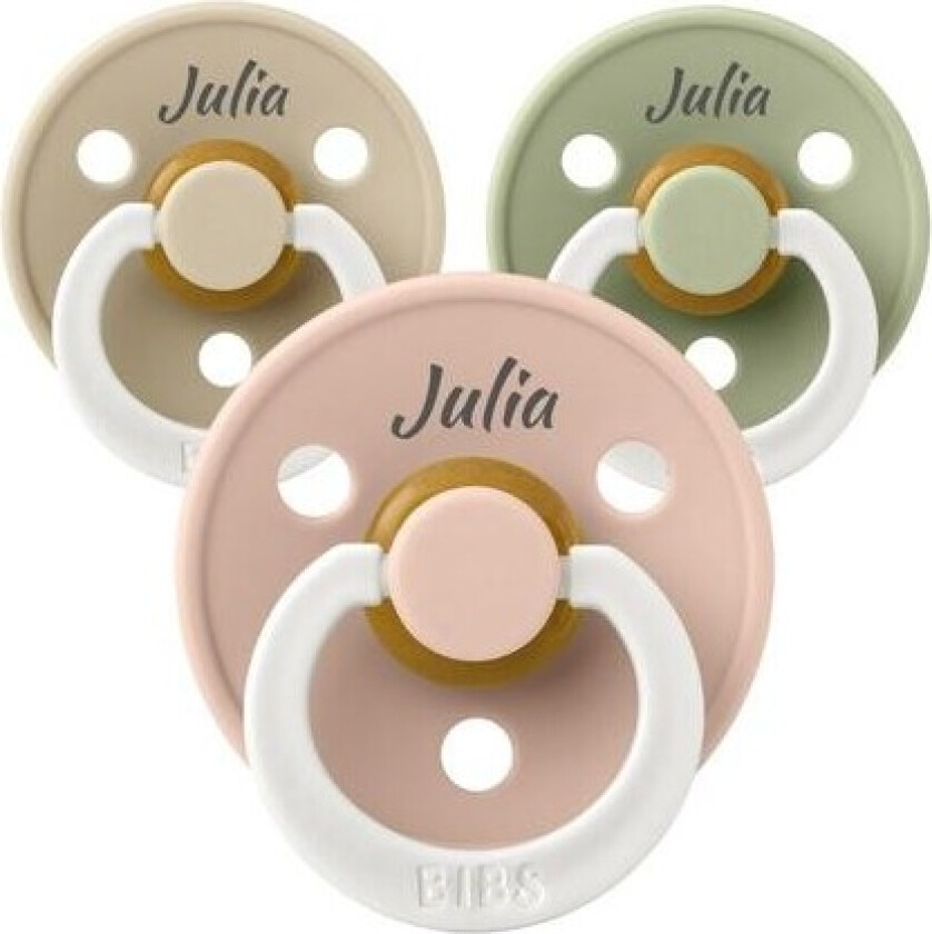 Bibs Colour Night, Str. 3 (18+ Mdr.), Rund - Lateks, Smokker Med Navn