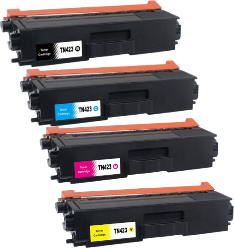 Kompatibel - TN 423 combo pack 4 stk Toner - BK/C/M/Y 18500 sider