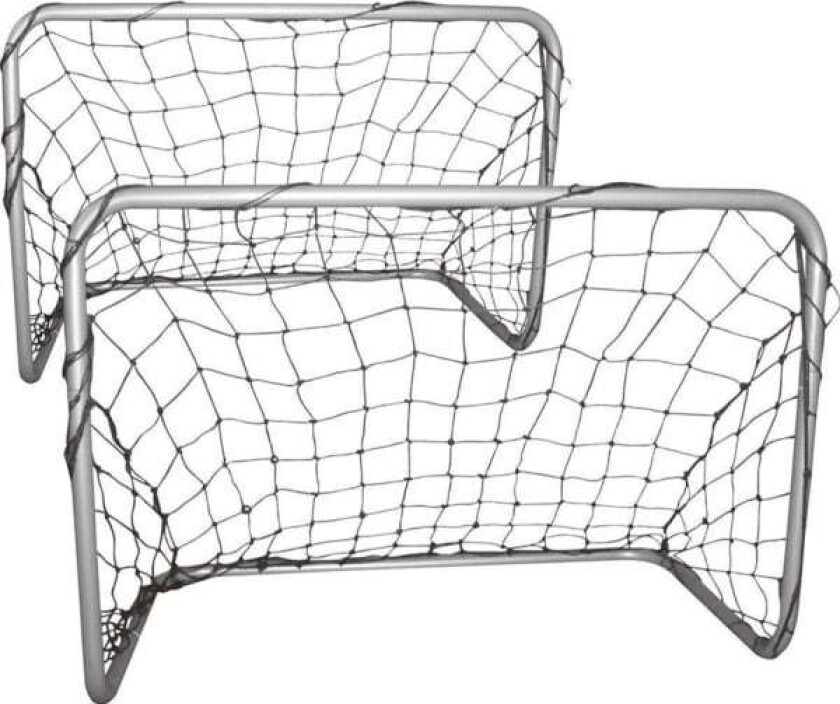 Enero 2 fotballmål med et nett 78x56x45 cm