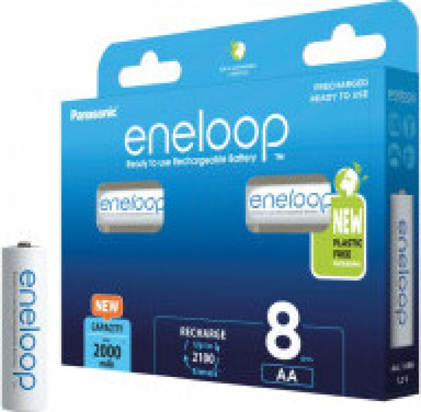 eneloop BK-3MCDE/8BE battery - 8 x AA type - NiMH