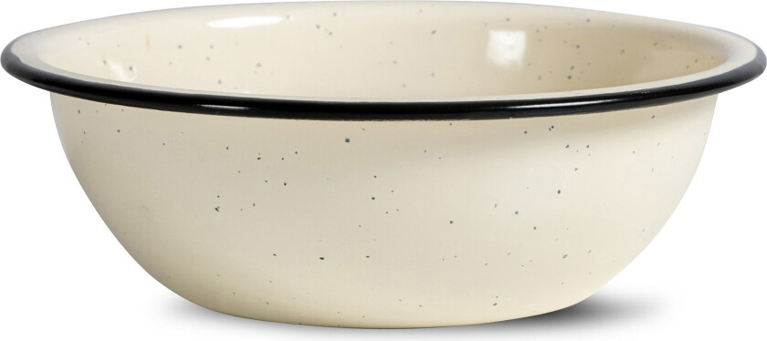 Doris emaljeskål Ø 16 cm Beige