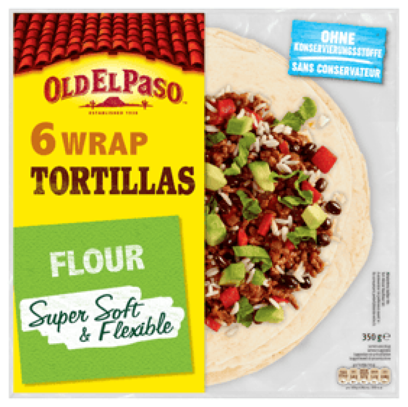 Gamle El Paso Wrap Tortillas 350g